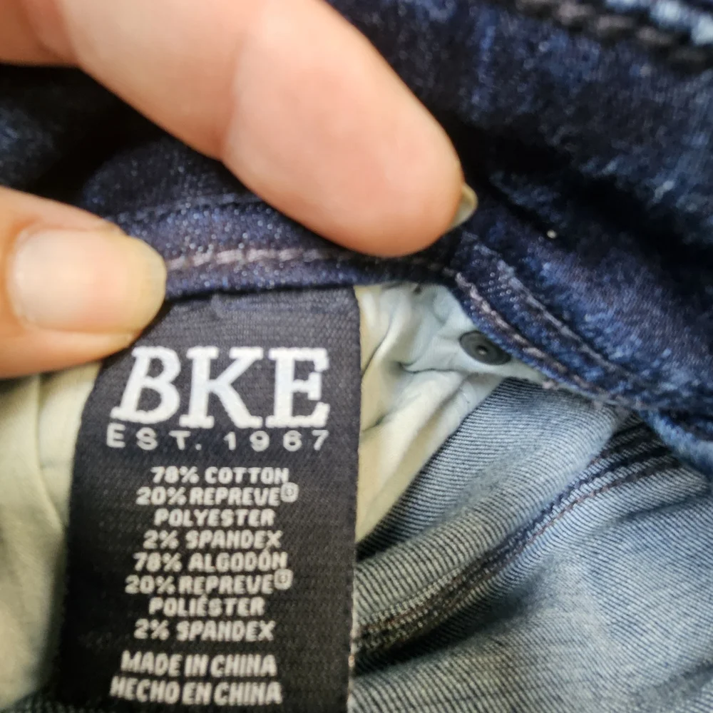 BKE Jake Straight Dark Blue Denim Jeans Size 29 X 34 - Picture 6 of 6